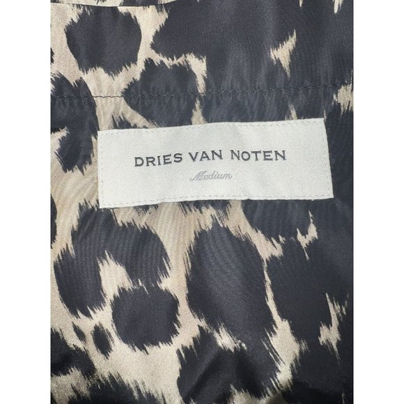 Dries Van Noten Double-Breasted Leopard Coat - Picture 9 of 11